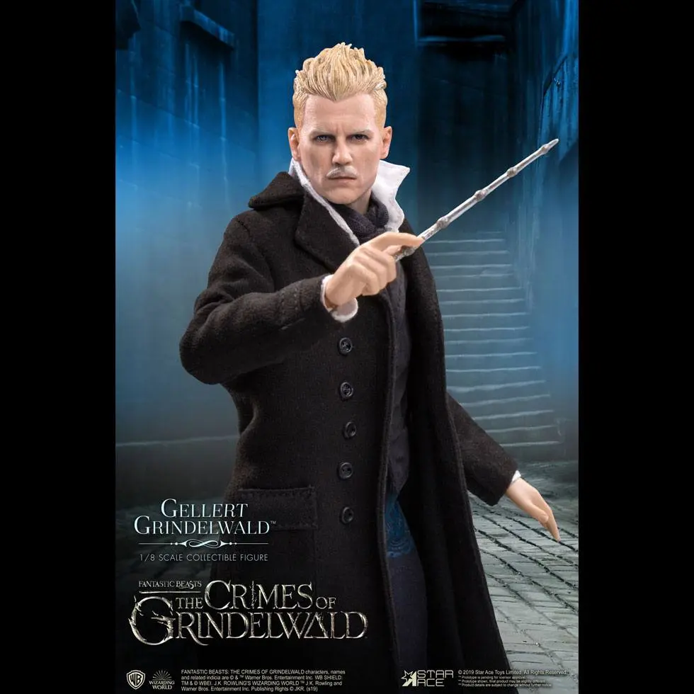 Legendás állatok és megfigyelésük 2 Real Master Series 1/8 Gellert Grindelwald akciófigura 23 cm termékfotó