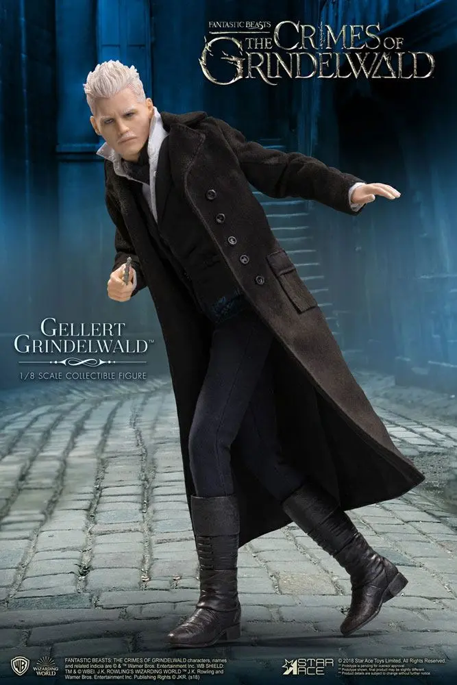 Legendás állatok és megfigyelésük 2 Real Master Series 1/8 Gellert Grindelwald akciófigura 23 cm termékfotó