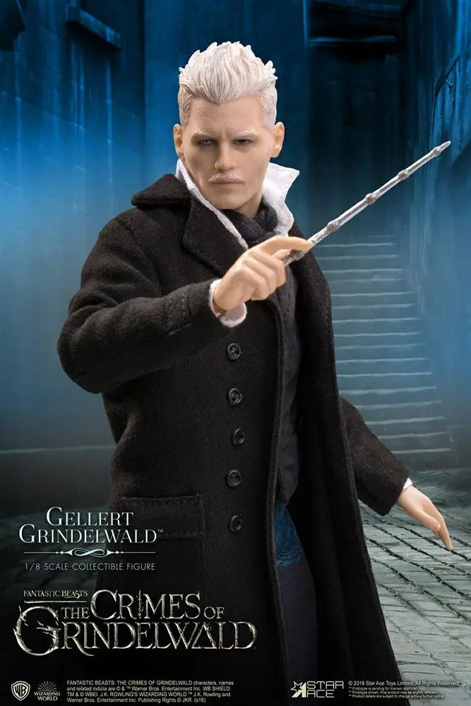 Legendás állatok és megfigyelésük 2 Real Master Series 1/8 Gellert Grindelwald akciófigura 23 cm termékfotó