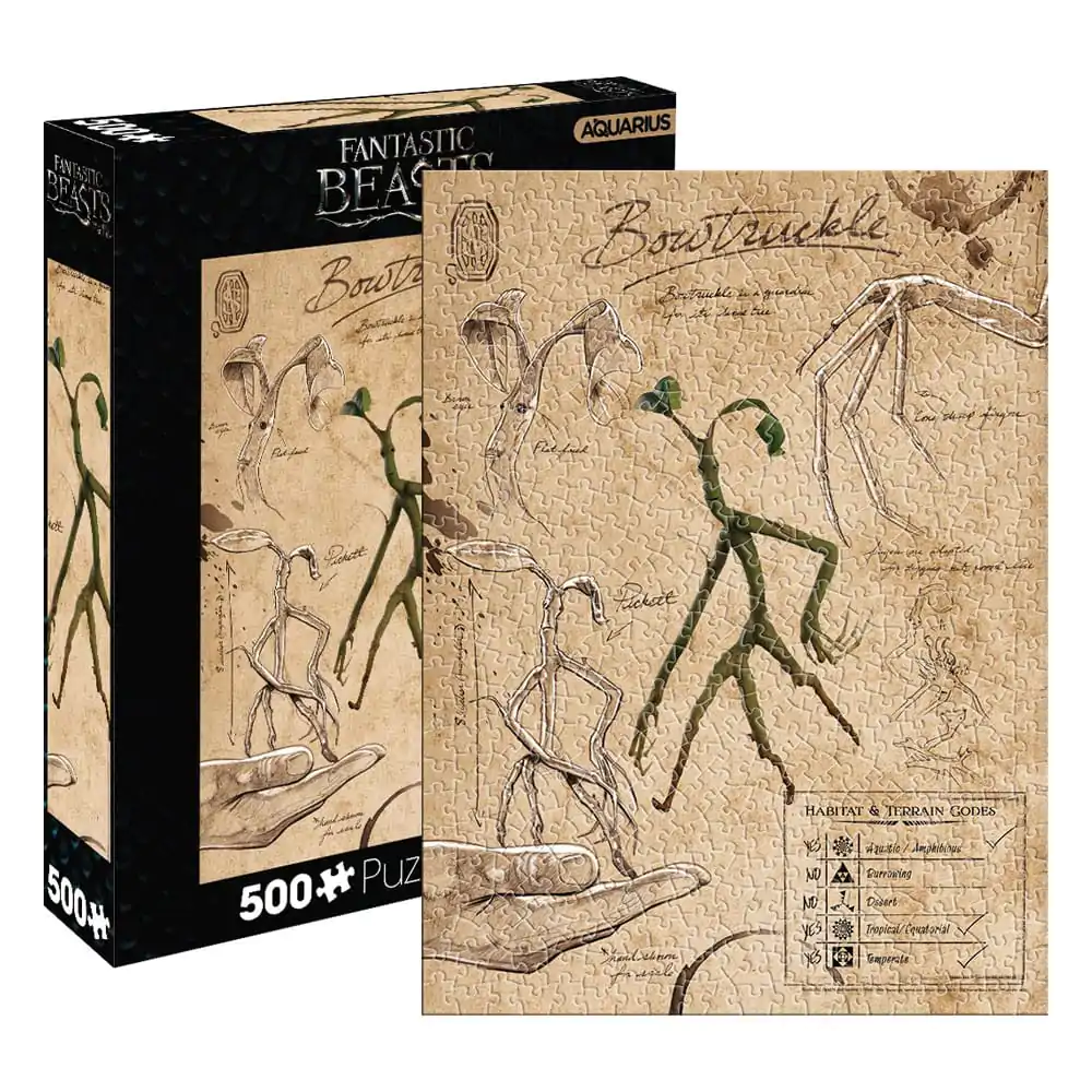 Legendás állatok és megfigyelésük - Bowtruckle puzzle (500 darab) termékfotó