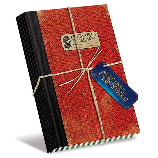 Legendás állatok és megfigyelésük Hogwarts csomag 4 A5 jegyzetfüzet termékfotó