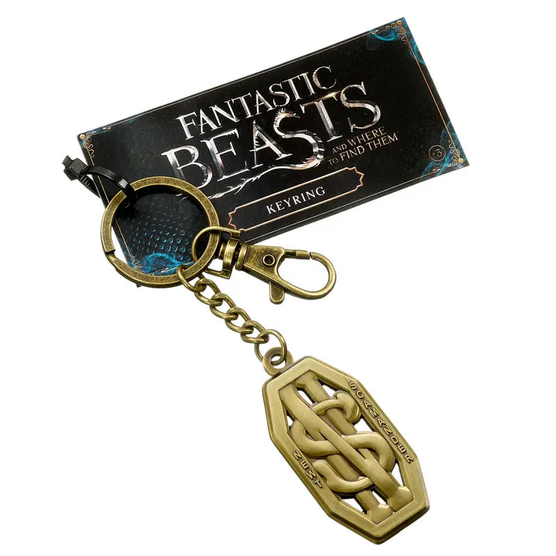 Legendás állatok és megfigyelésük Newt Scamander Logós kulcstartó termékfotó