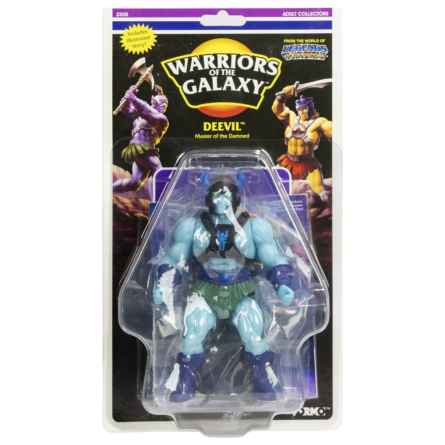 Legends of Dragonore: Warriors of the Galaxy Wave 3 akciófigura Deevil (Glow in the Dark) 14 cm termékfotó