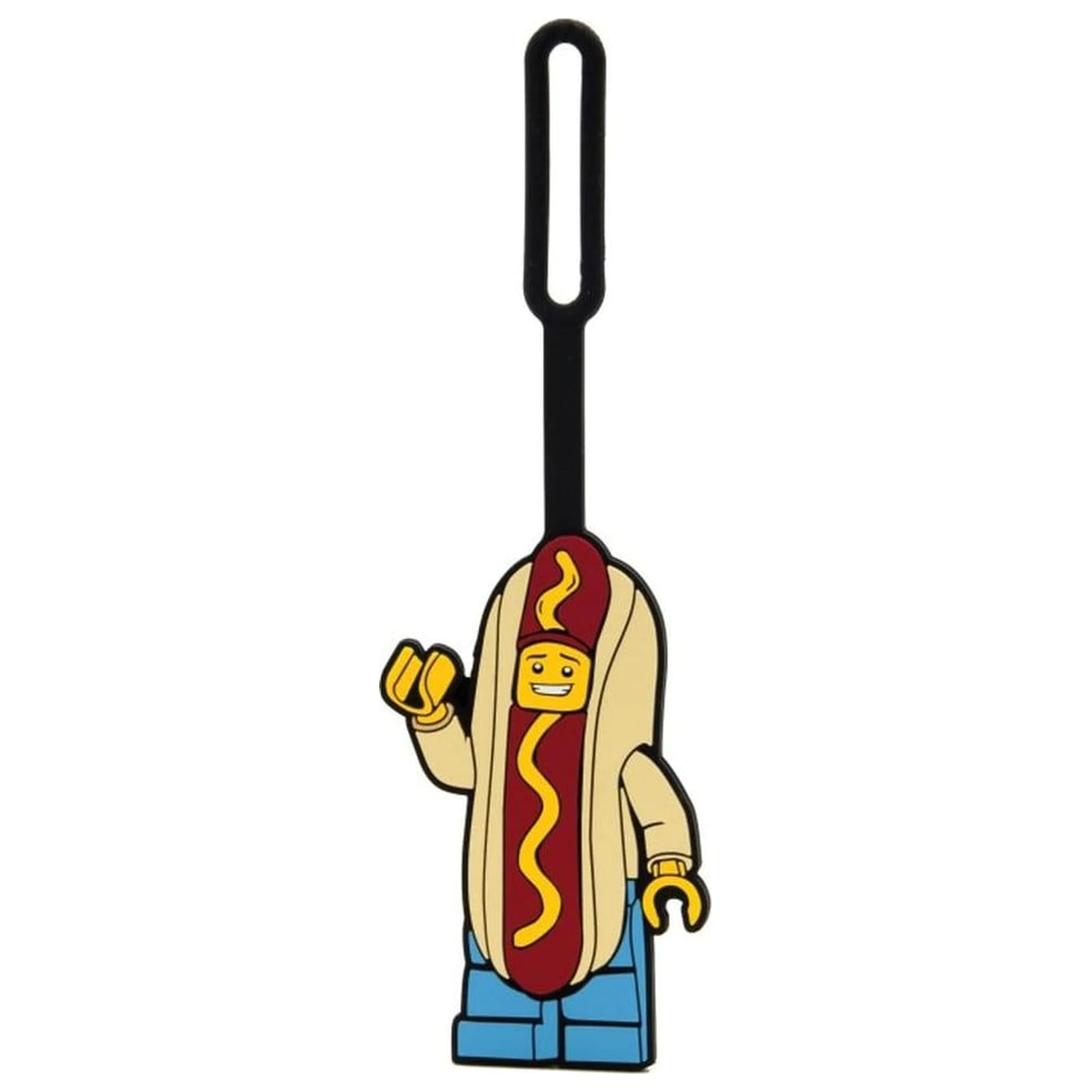 Lego cipzárdísz/táskadísz Hot Dog Guy termékfotó