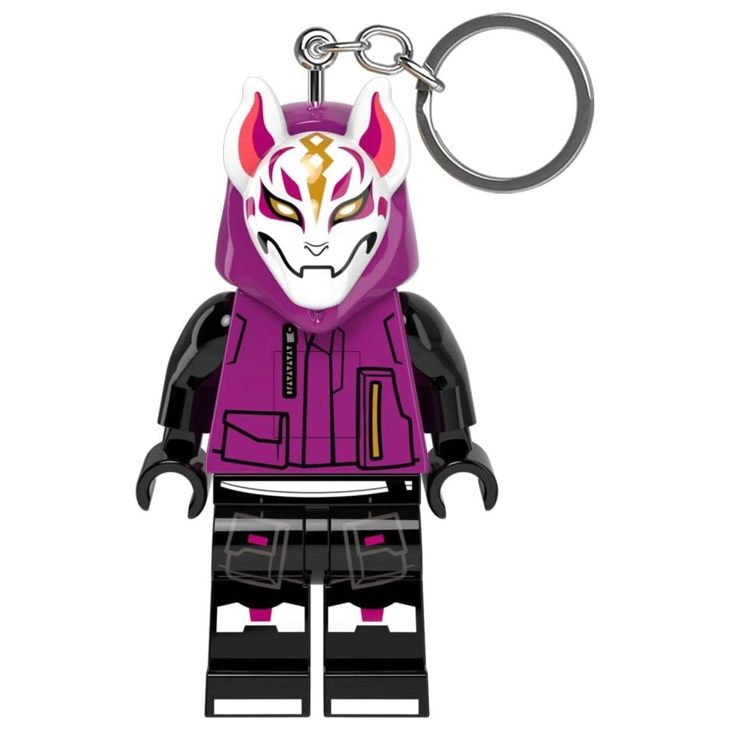 Lego Fortnite világító kulcstartó Drift termékfotó
