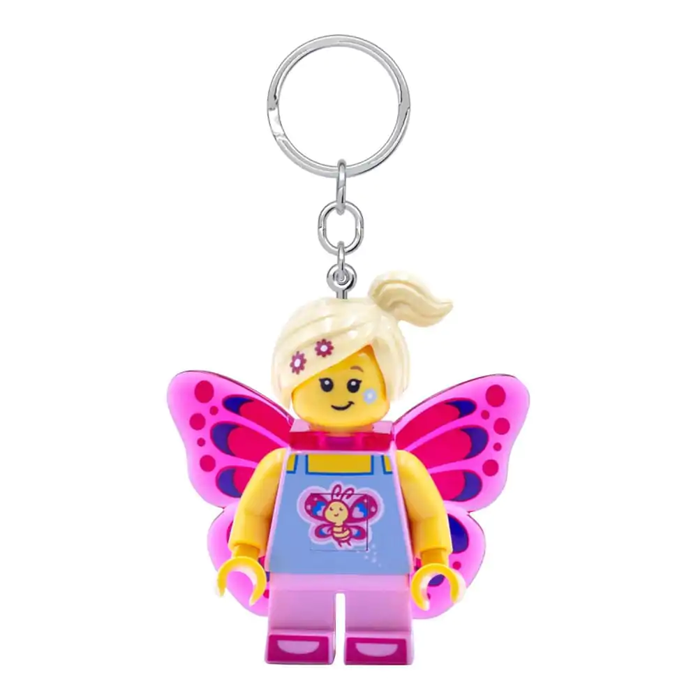 LEGO Iconic Butterfly Girl világító kulcstartó 8 cm termékfotó