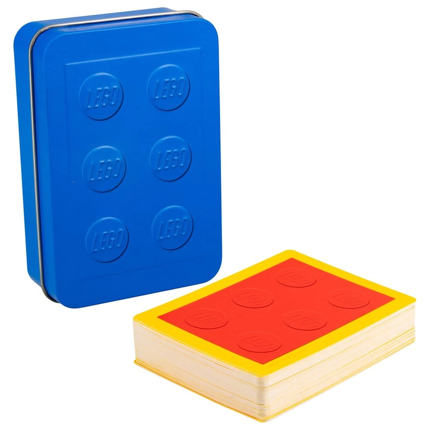 Lego kártyajáték fém dobozban termékfotó