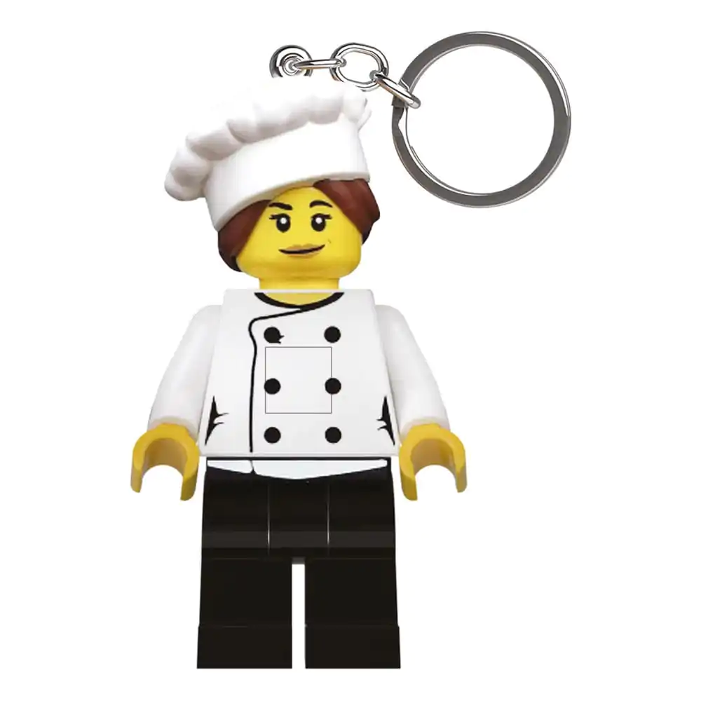 LEGO Minifigures Gourmet Chef világító kulcstartó 8 cm termékfotó