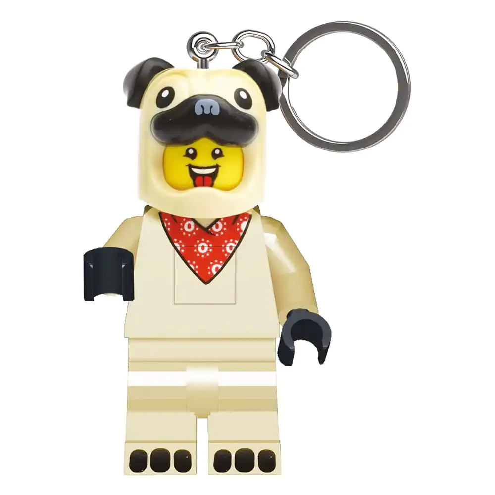 LEGO Minifigures Pug világító kulcstartó 8 cm termékfotó