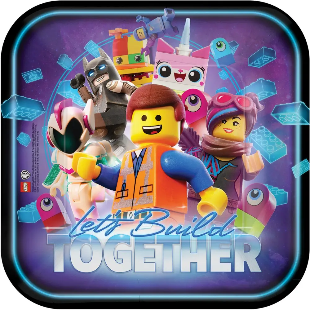 Lego Movie, Lego kaland Papírtányér 8 db-os 23 cm termékfotó