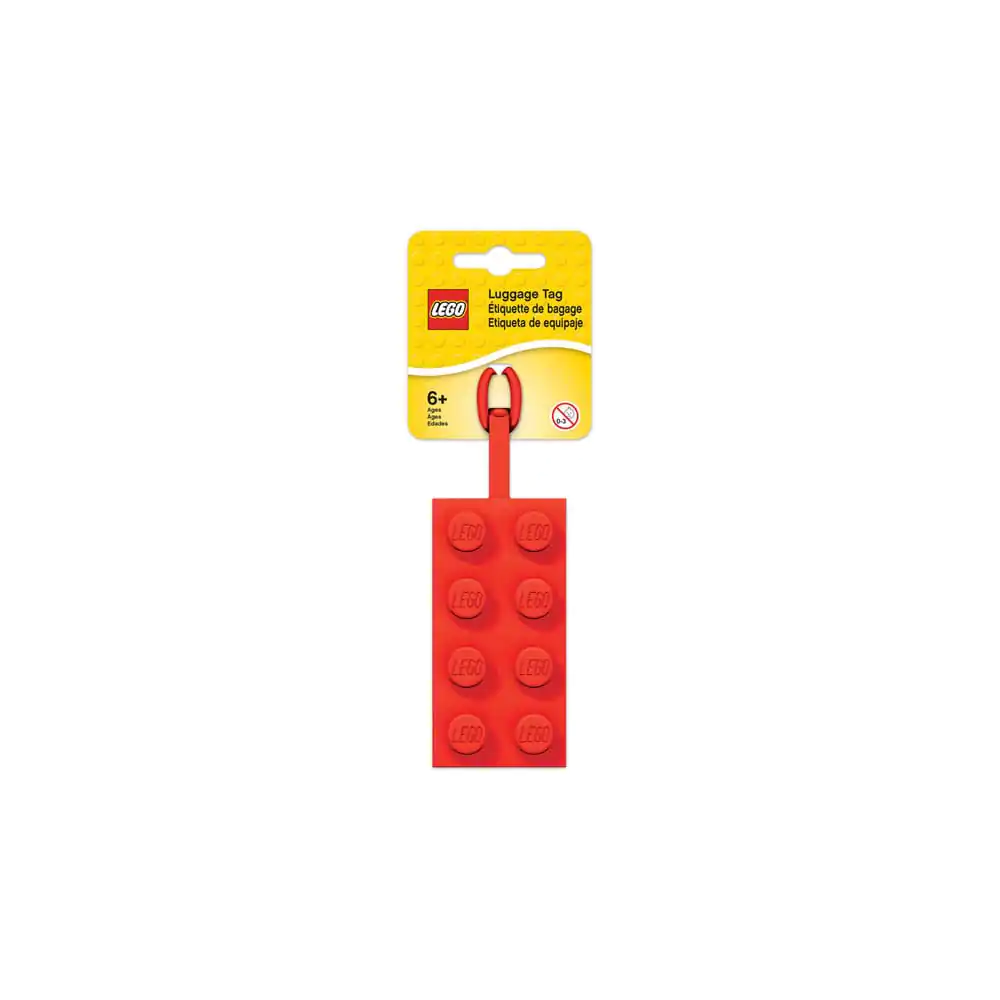LEGO Red poggyászcímke 10 cm termékfotó