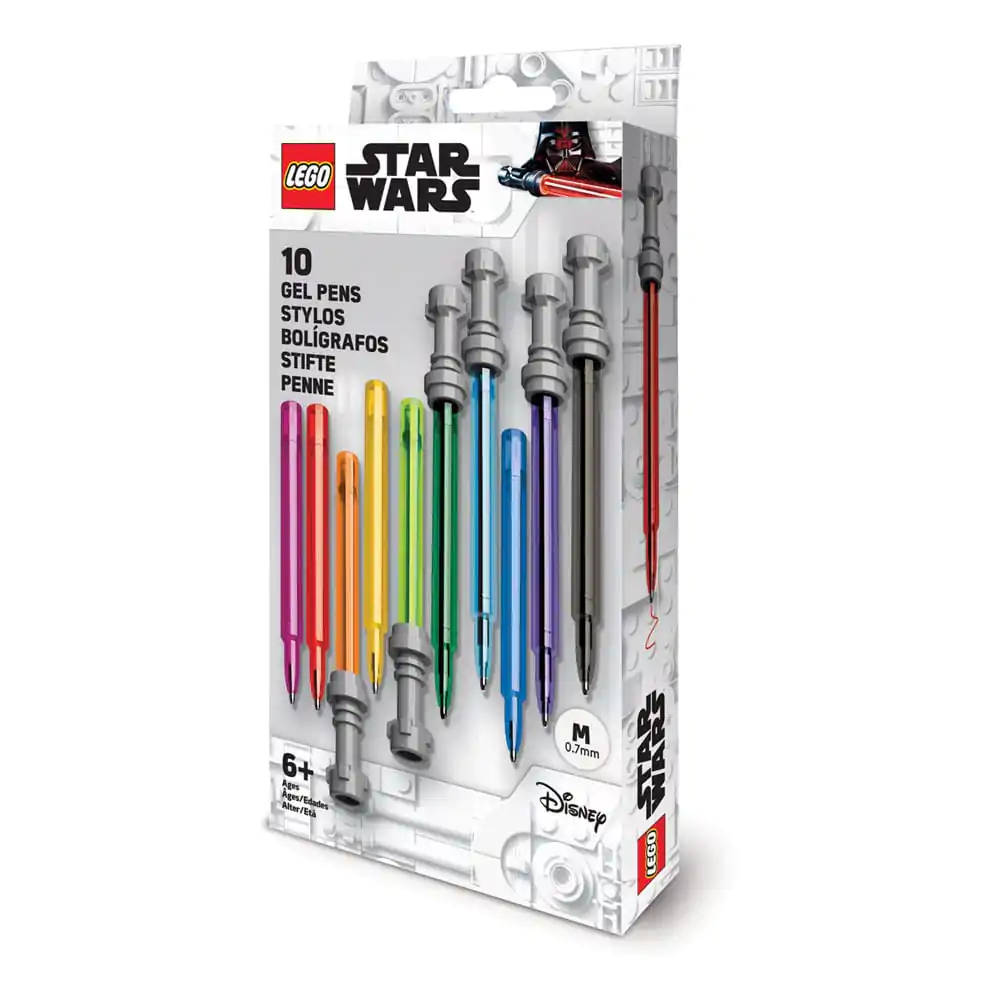 LEGO Star Wars 10 db-os fénykard alakú zselés toll csomag termékfotó