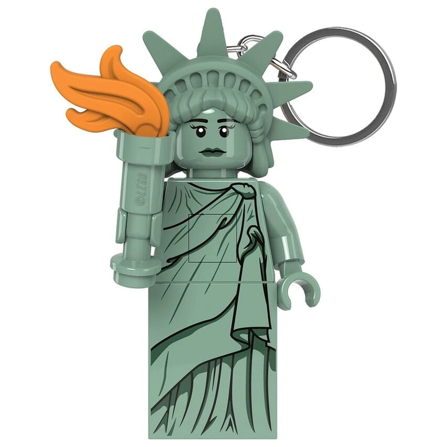 Lego szobor figura of Liberty világító kulcstartó termékfotó