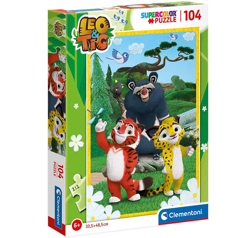 Leo and Tig puzzle 104db-os termékfotó
