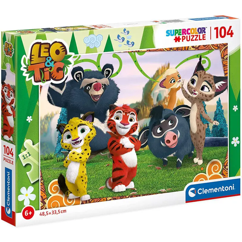 Leo and Tig puzzle 104db-os termékfotó