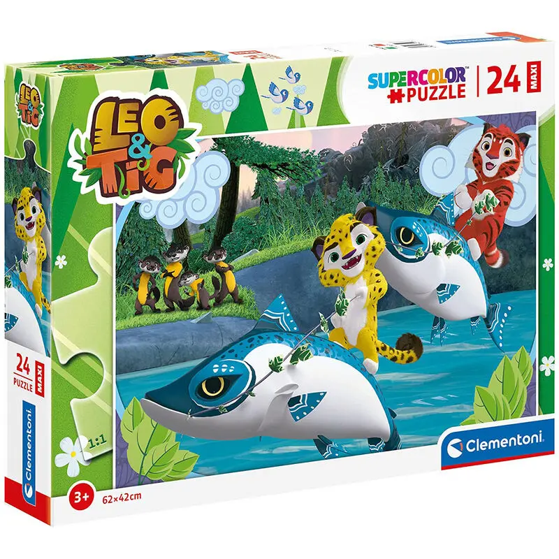 Leo and Tig puzzle 24db-os termékfotó