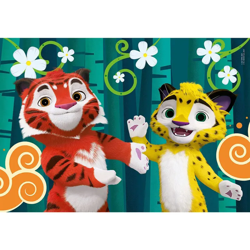Leo and Tig puzzle 2x48db-os termékfotó