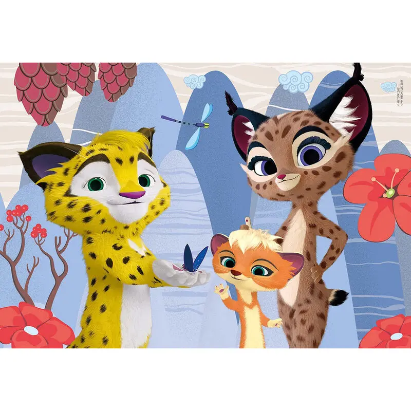Leo and Tig puzzle 2x48db-os termékfotó