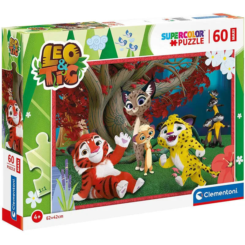 Leo and Tig puzzle 60db-os termékfotó