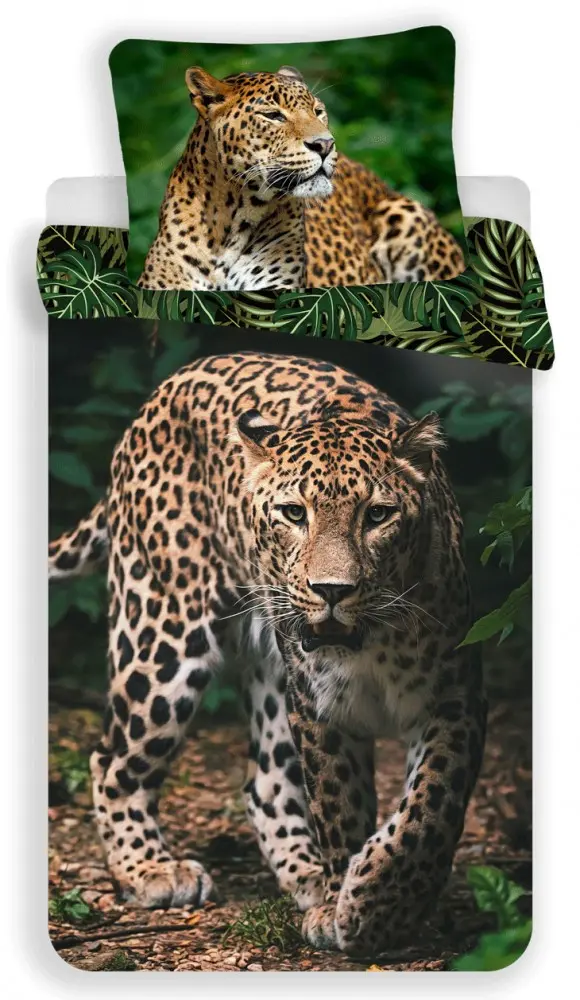 Leopárd ágyneműhuzat 140×200cm, 70×90 cm termékfotó