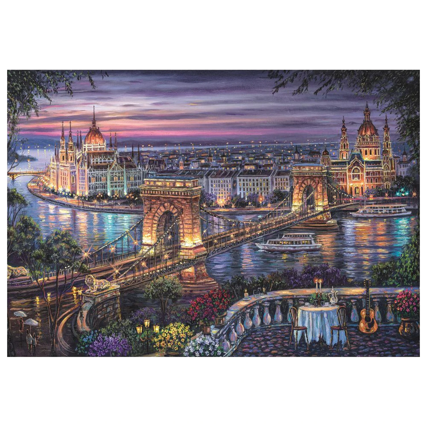 Lights Of The Danube puzzle 1000db-os termékfotó