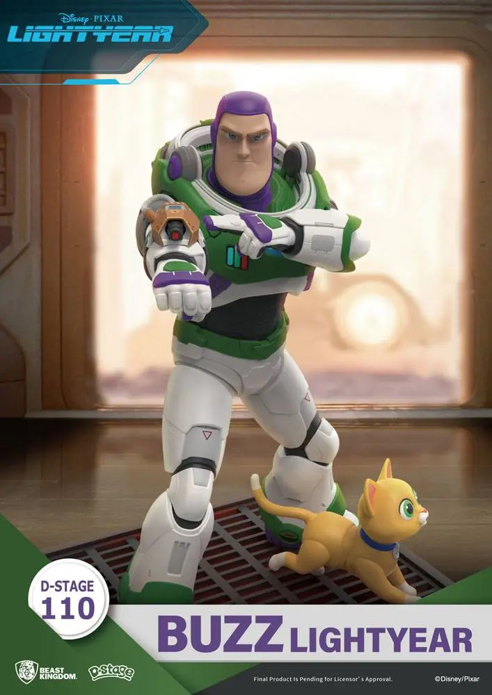 Lightyear D-Stage Buzz Lightyear PVC Diorama szobor figura 15 cm termékfotó