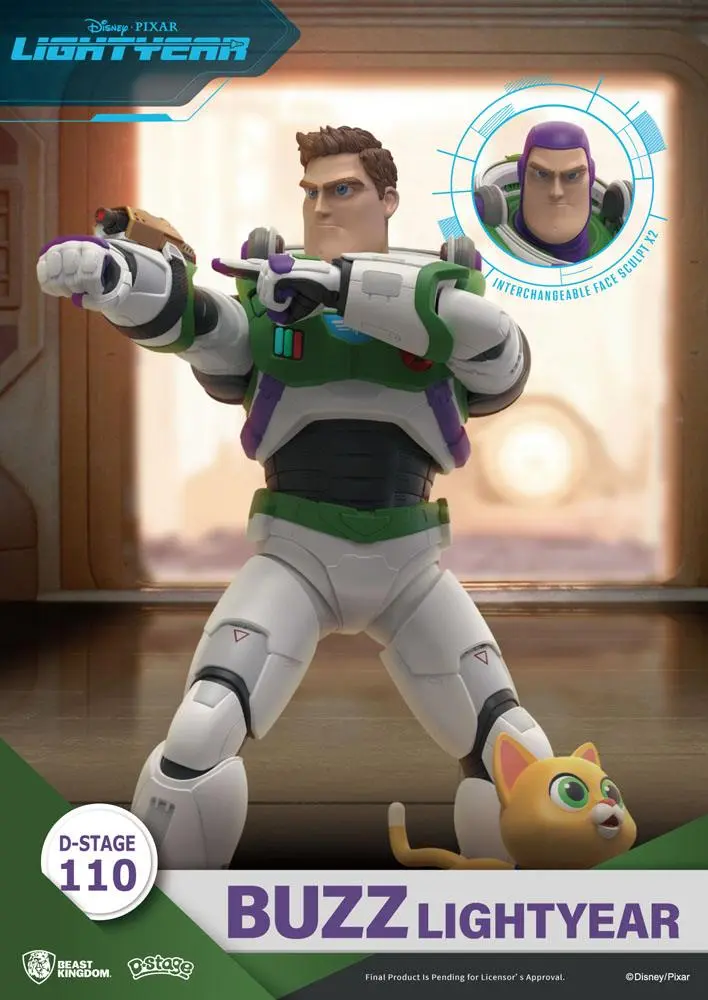 Lightyear D-Stage Buzz Lightyear PVC Diorama szobor figura 15 cm termékfotó
