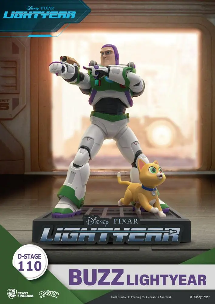 Lightyear D-Stage Buzz Lightyear PVC Diorama szobor figura 15 cm termékfotó