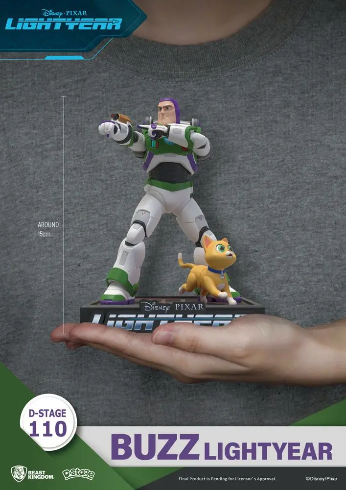 Lightyear D-Stage Buzz Lightyear PVC Diorama szobor figura 15 cm termékfotó
