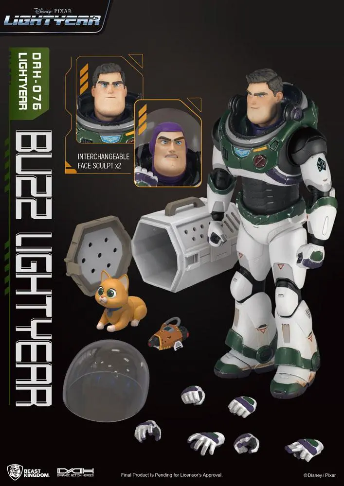Lightyear Dynamic 8ction Heroes 1/9 Buzz Lightyear Alpha Suit akciófigura 21 cm termékfotó