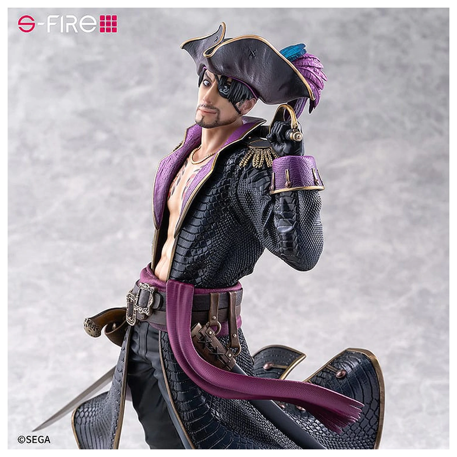 Like a Dragon: Pirate Yakuza in Hawaii S-Fire 1/7 Captain Majima (Goro Majima) PVC szobor figura 26 cm termékfotó