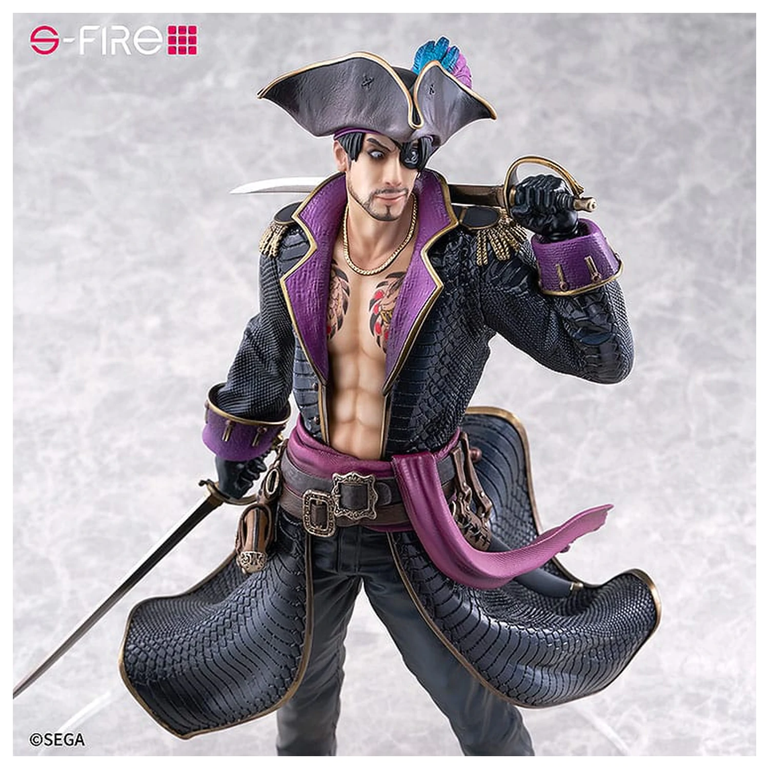 Like a Dragon: Pirate Yakuza in Hawaii S-Fire 1/7 Captain Majima (Goro Majima) PVC szobor figura 26 cm termékfotó