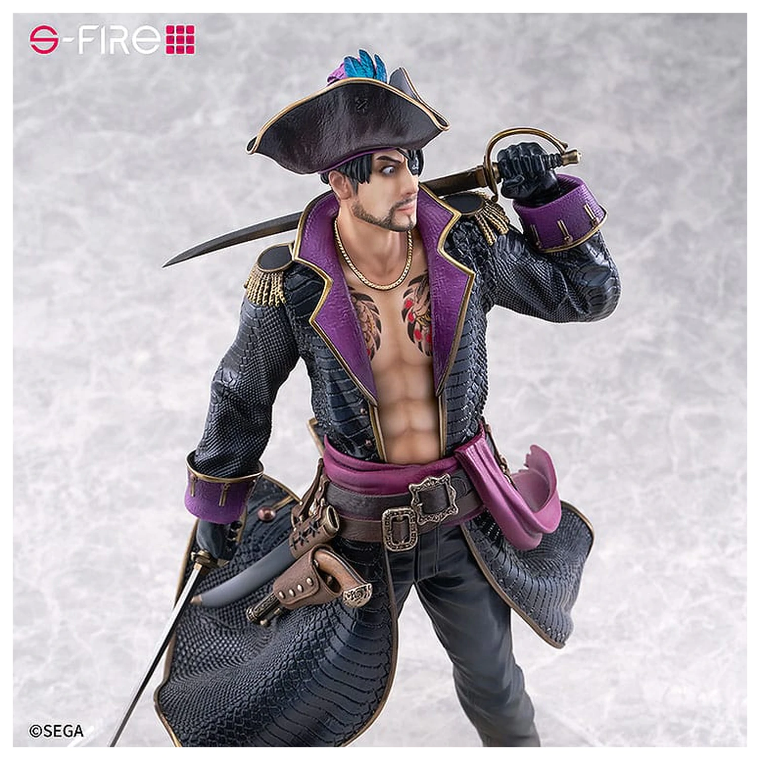 Like a Dragon: Pirate Yakuza in Hawaii S-Fire 1/7 Captain Majima (Goro Majima) PVC szobor figura 26 cm termékfotó