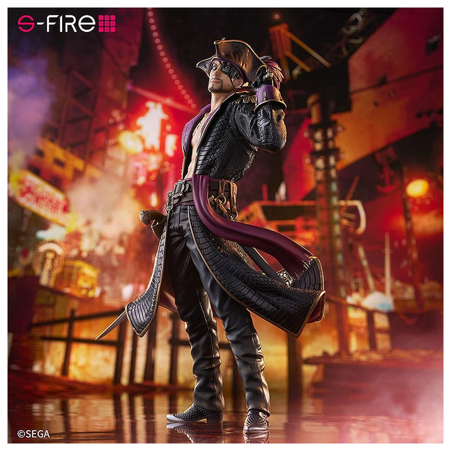 Like a Dragon: Pirate Yakuza in Hawaii S-Fire 1/7 Captain Majima (Goro Majima) PVC szobor figura 26 cm termékfotó
