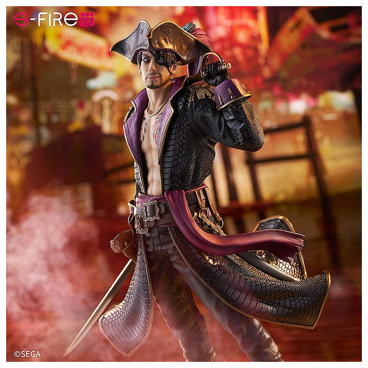 Like a Dragon: Pirate Yakuza in Hawaii S-Fire 1/7 Captain Majima (Goro Majima) PVC szobor figura 26 cm termékfotó