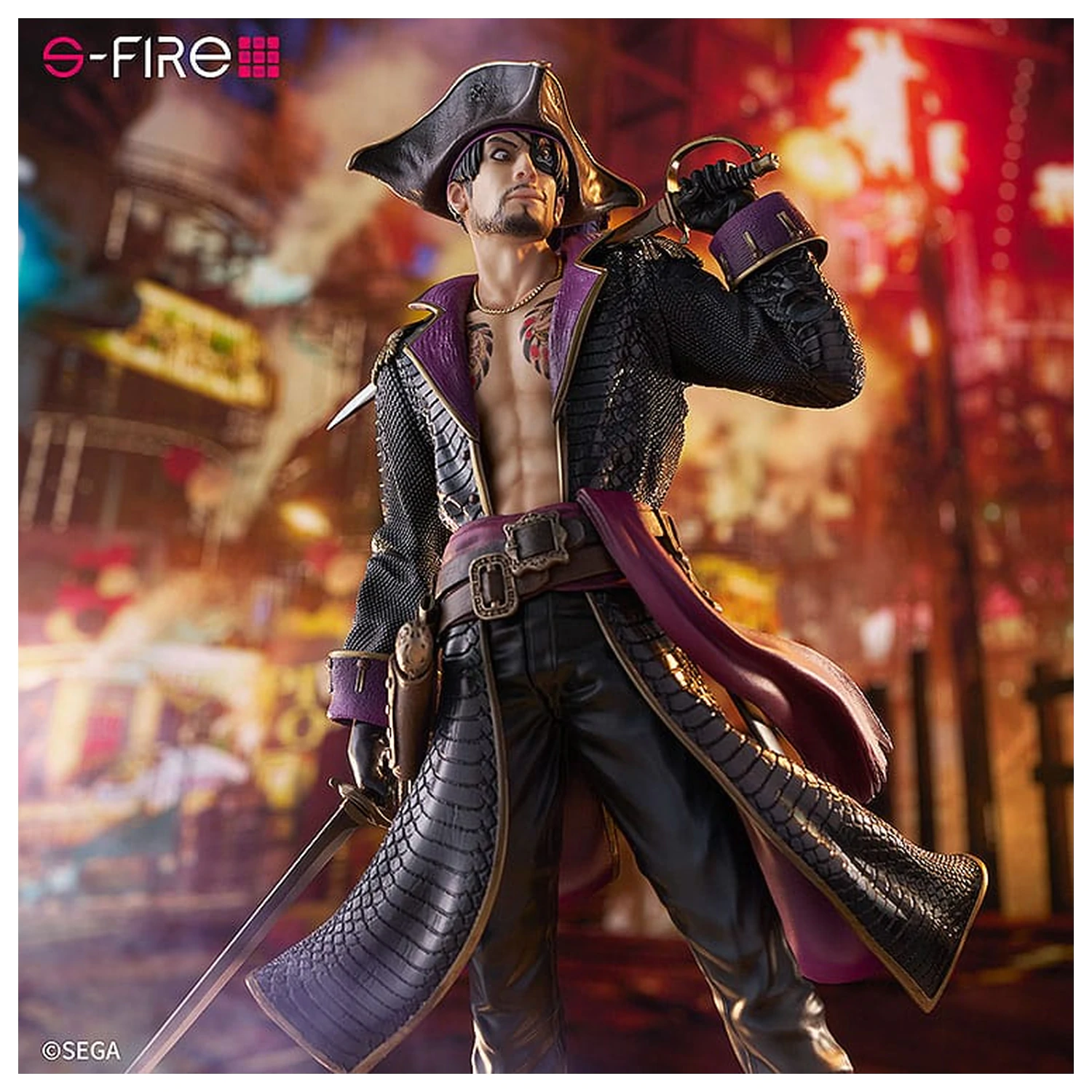 Like a Dragon: Pirate Yakuza in Hawaii S-Fire 1/7 Captain Majima (Goro Majima) PVC szobor figura 26 cm termékfotó