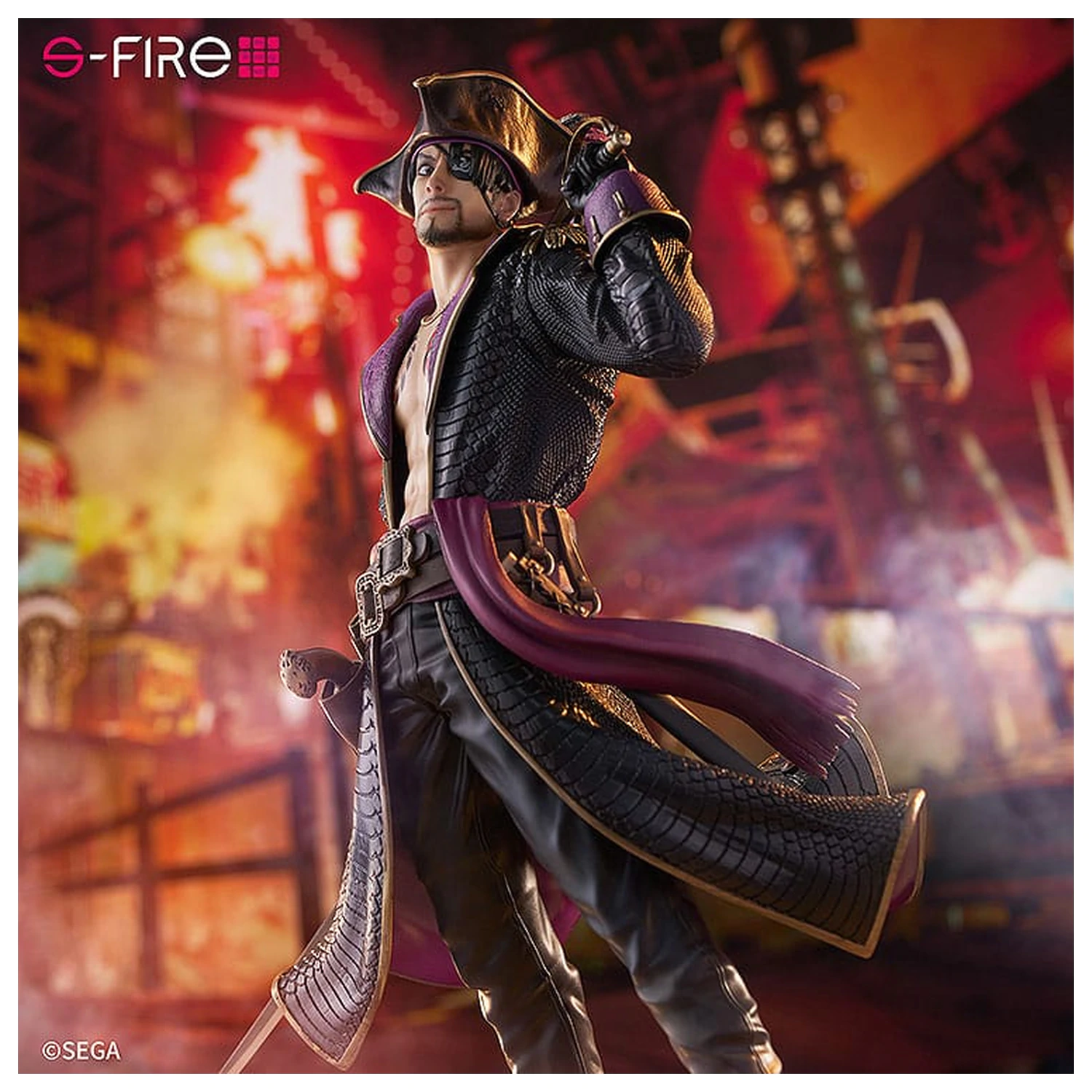Like a Dragon: Pirate Yakuza in Hawaii S-Fire 1/7 Captain Majima (Goro Majima) PVC szobor figura 26 cm termékfotó