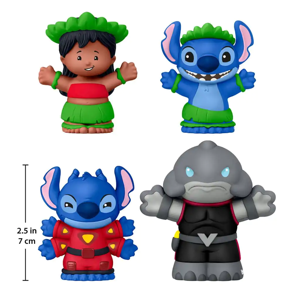 Lilo &amp; Stich Fisher-Price Little People Collector 4 db-os Mini figura csomag 7 cm termékfotó