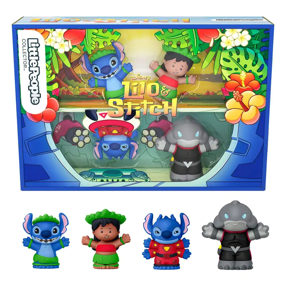 Lilo &amp; Stich Fisher-Price Little People Collector 4 db-os Mini figura csomag 7 cm termékfotó