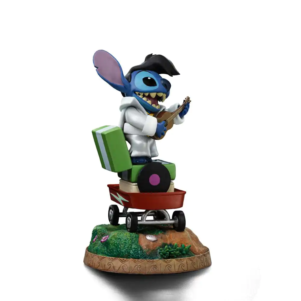 Lilo & Stitch Art Scale Statue 1/10 Stitch King of Rock 17 cm termékfotó