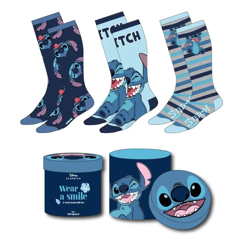 Lilo & Stitch Socks 3-Pack Crazy Stitch 36-43 termékfotó