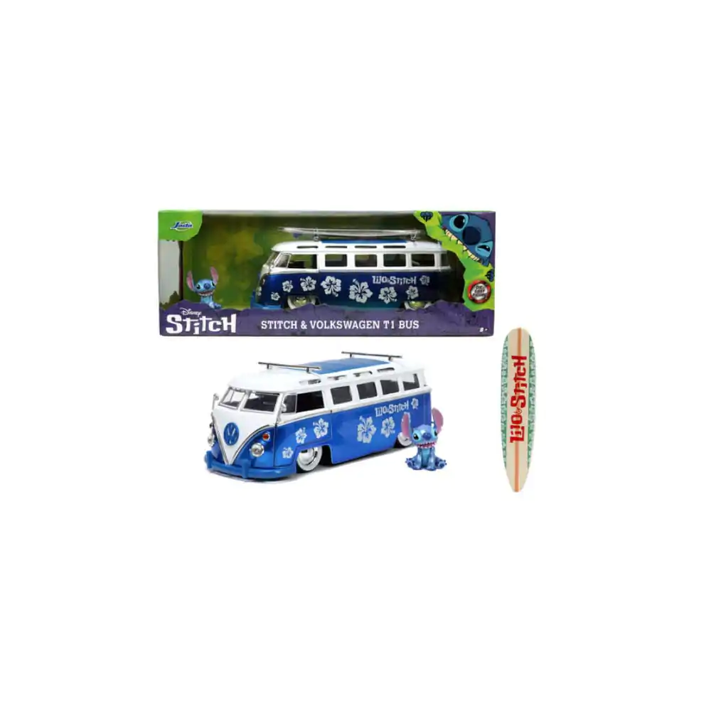 Lilo &amp; Stitch Diecast Model 1/24 Stitch with Van termékfotó