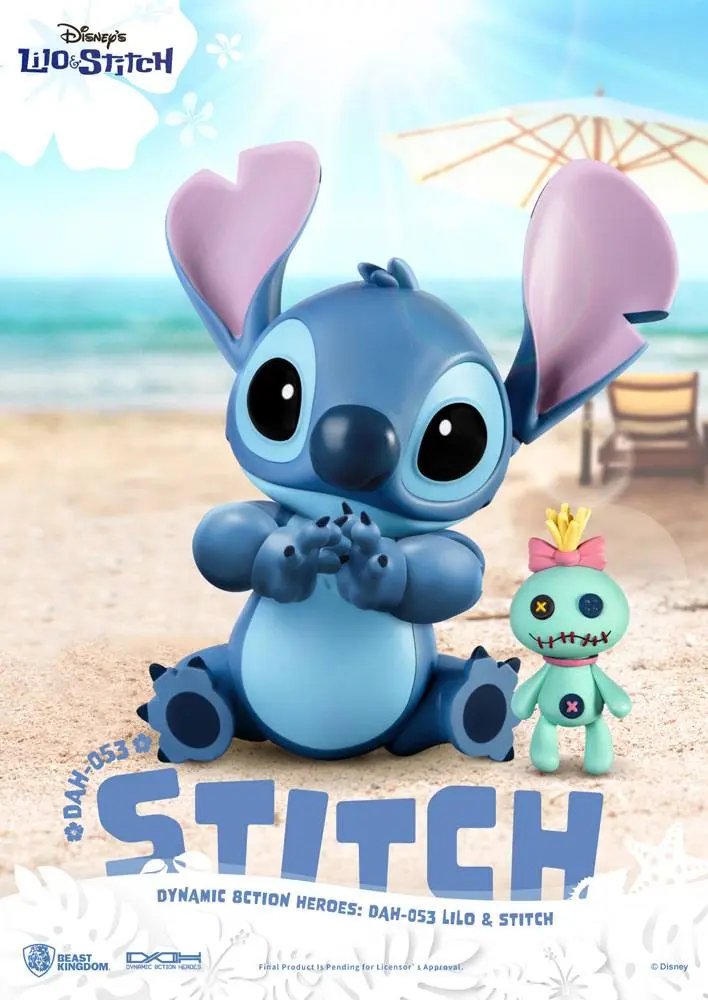 Lilo & Stitch Dynamic 8ction Heroes 1/9 Stitch akciófigura 18 cm termékfotó