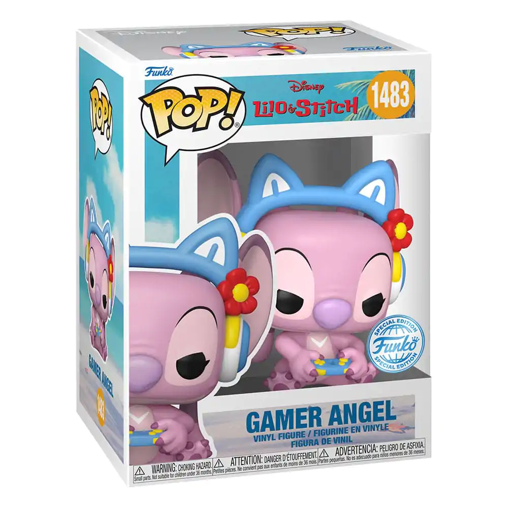 Lilo & Stitch Funko POP! Disney Vinyl figura Gamer Angel Exkluzív 9 cm termékfotó