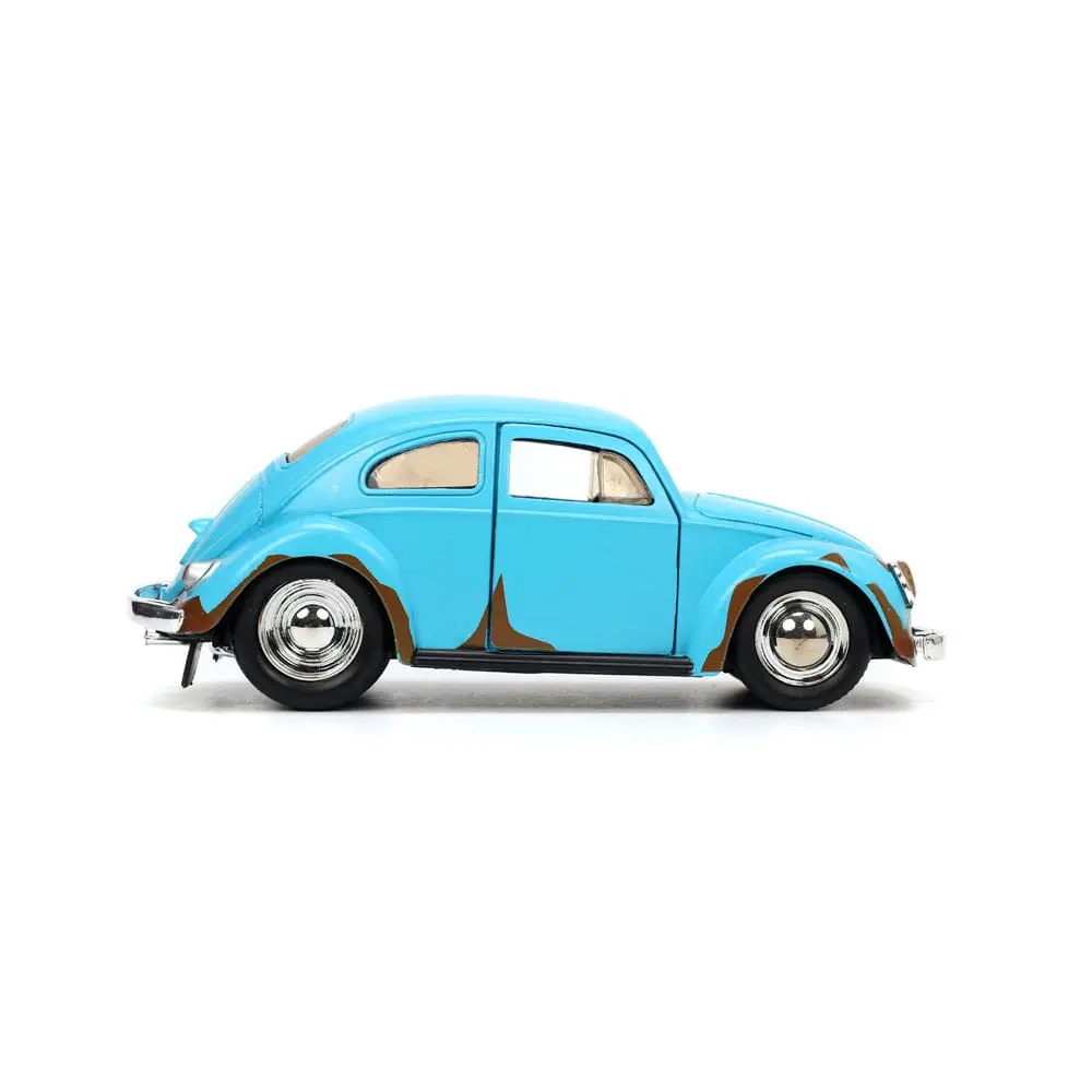 Lilo &amp; Stitch Hollywood Rides Diecast Model 1/32 Blue Volkswagen Beetle és figura termékfotó
