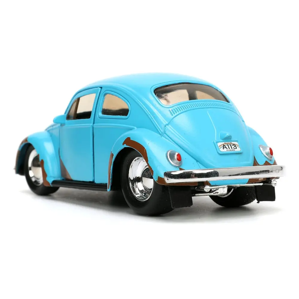 Lilo &amp; Stitch Hollywood Rides Diecast Model 1/32 Blue Volkswagen Beetle és figura termékfotó