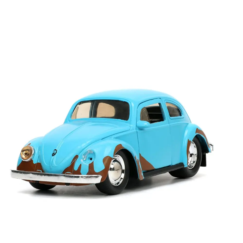Lilo &amp; Stitch Hollywood Rides Diecast Model 1/32 Blue Volkswagen Beetle és figura termékfotó