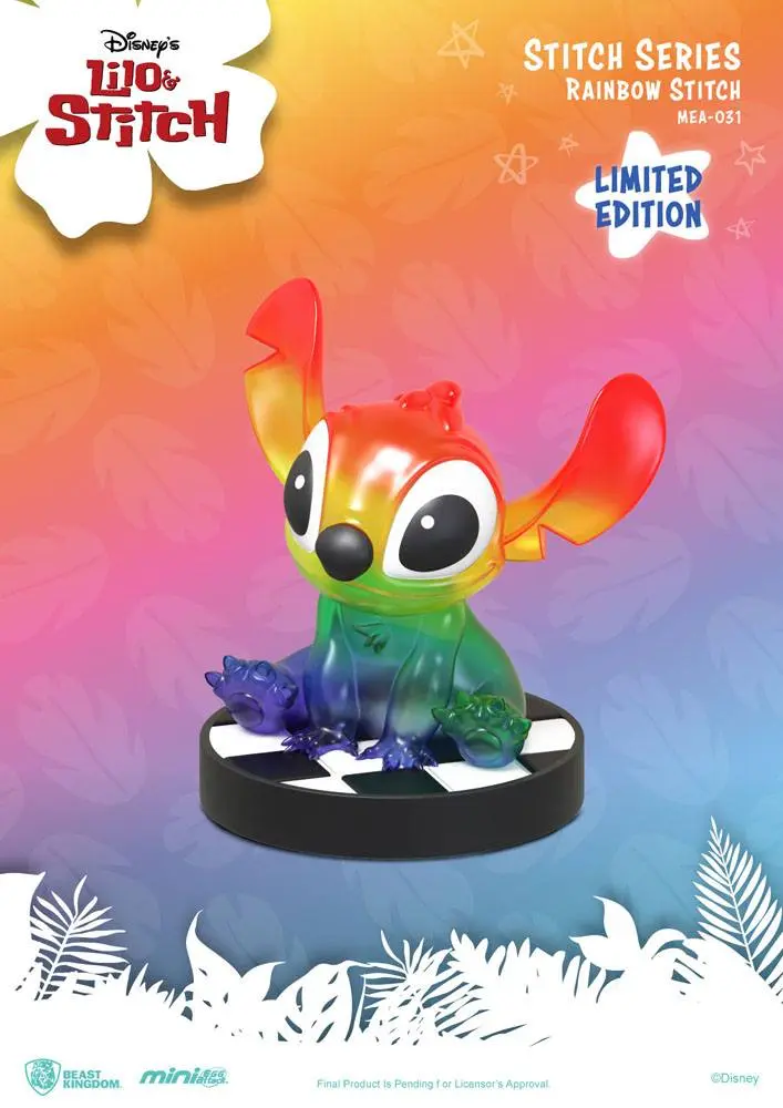 Lilo &amp; Stitch Mini Egg Attack figura Stitch Series Rainbow Stitch 8 cm termékfotó