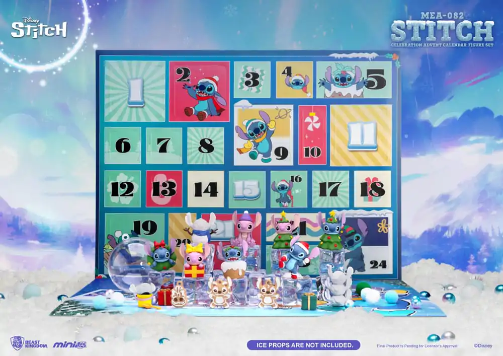 Lilo & Stitch Mini Egg Attack Advent Calendar Stitch celebration Figure Set (Cookie) 10 cm termékfotó