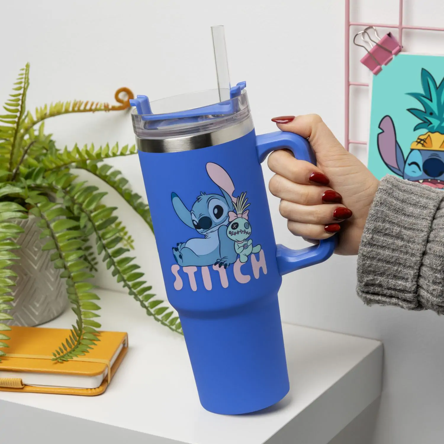 Lilo & Stitch Multiway Stitch Blue utazó bögre termékfotó